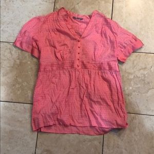 Cute pink polkadot blouse